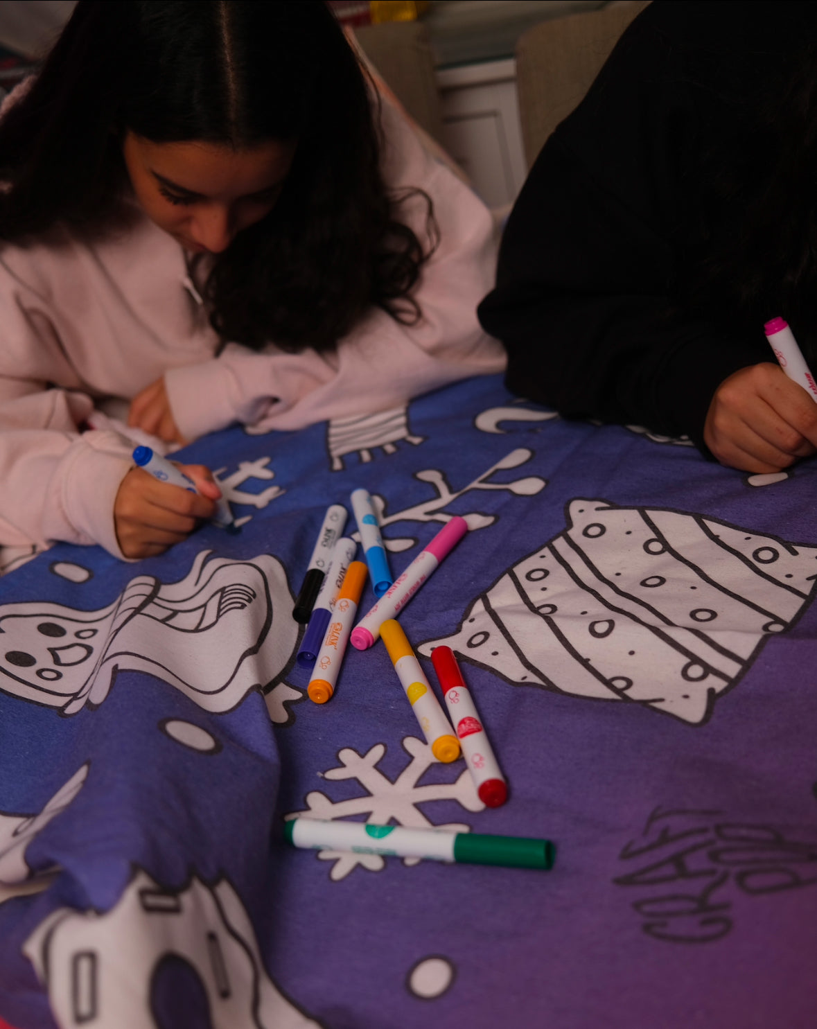 Literally Freezing Colouring Blanket