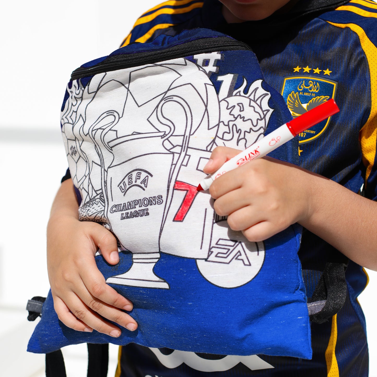 Football Champions drawstring bag