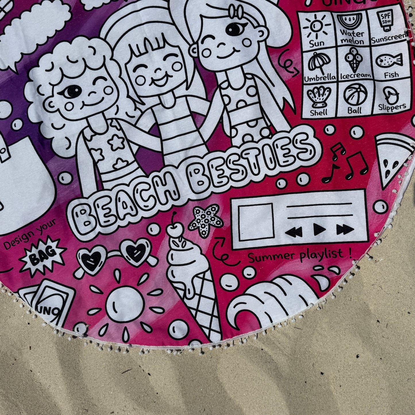 Besties interactive beach mat