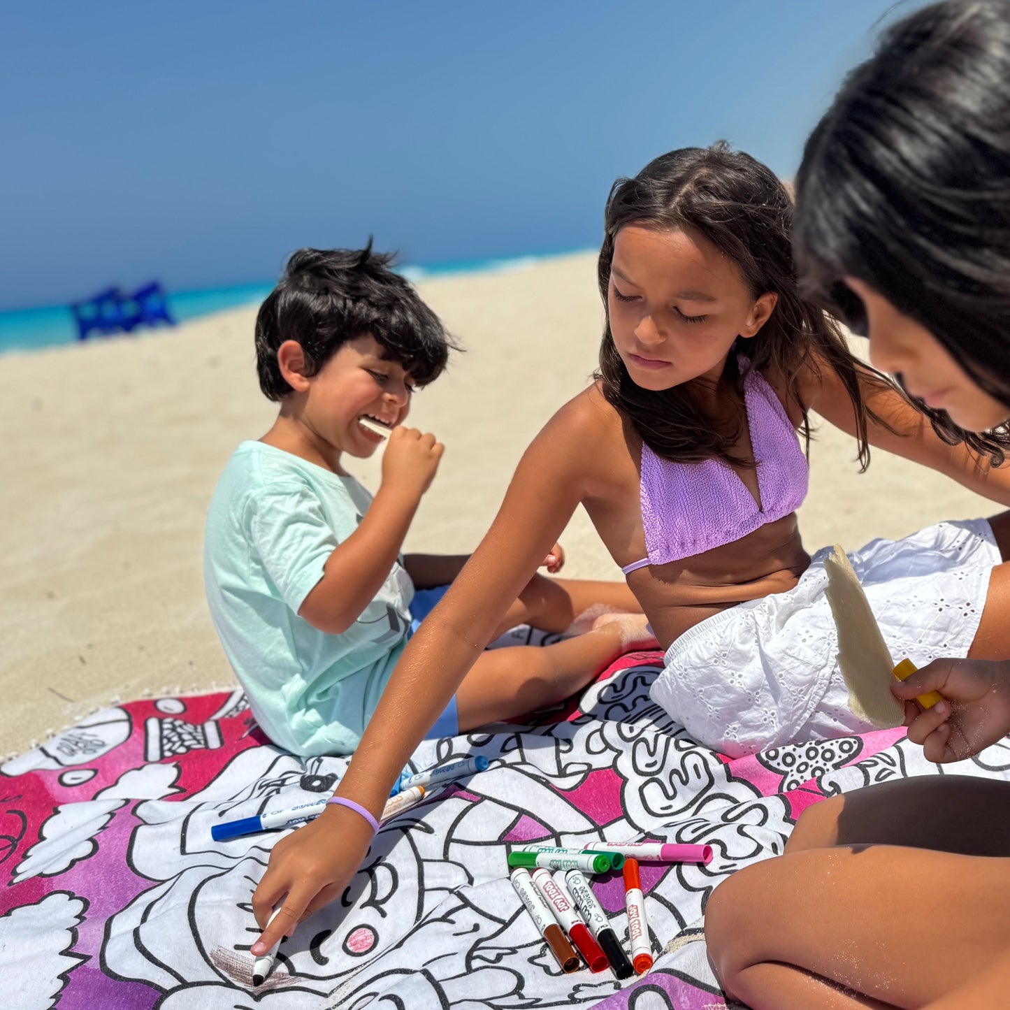 Besties interactive beach mat