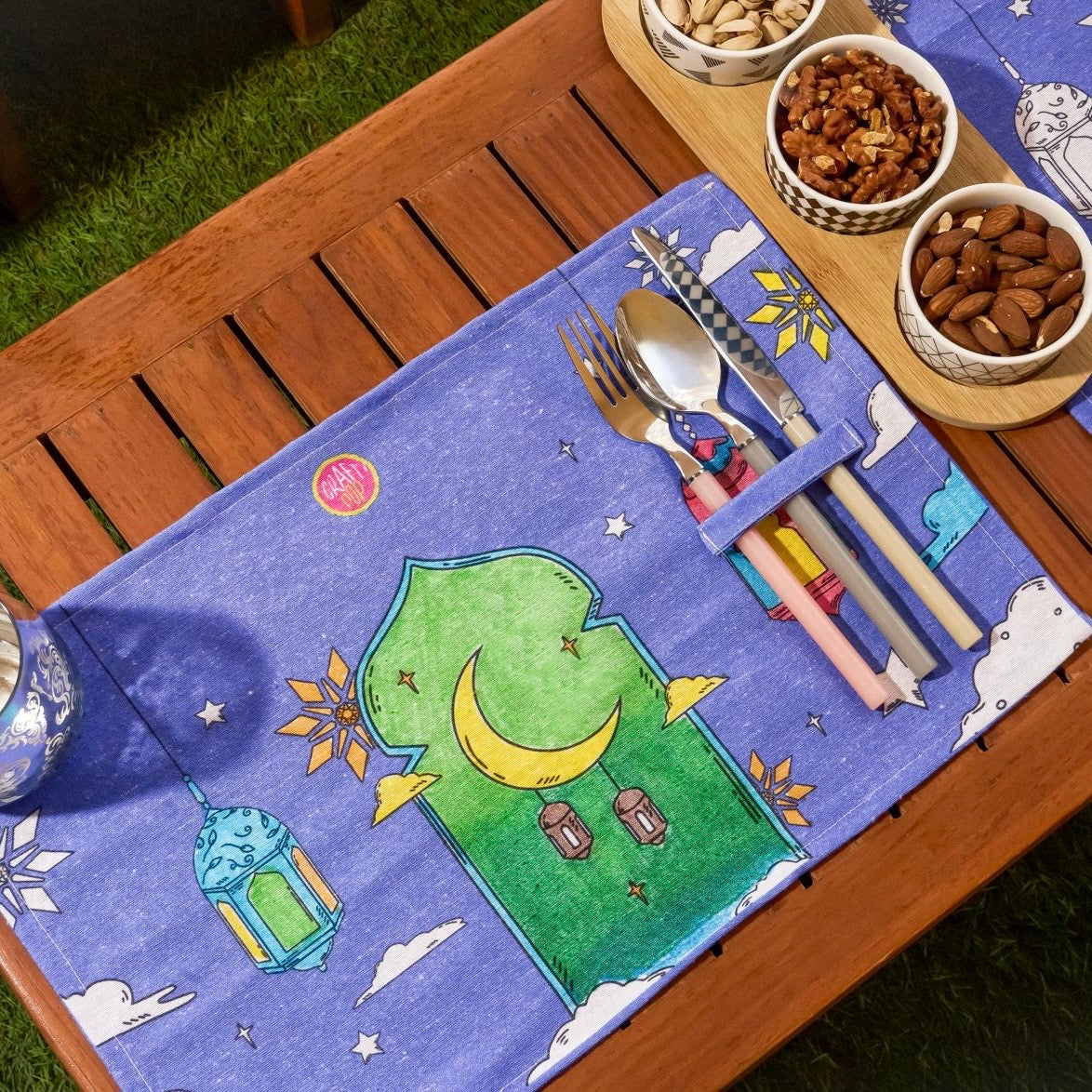 Hilal Colouring Placemat (Set of 2)