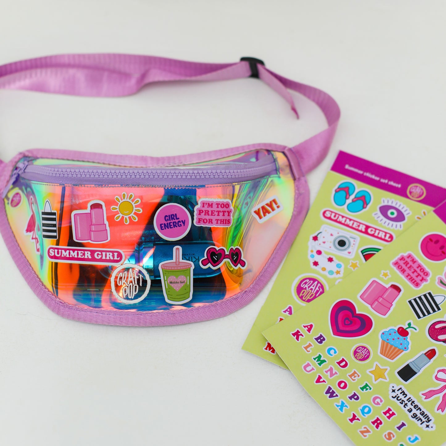 Purple Waist Bag