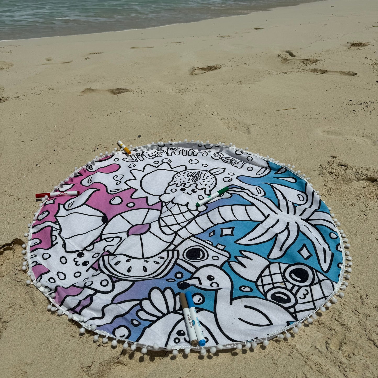 Vitamin Sea beach mat