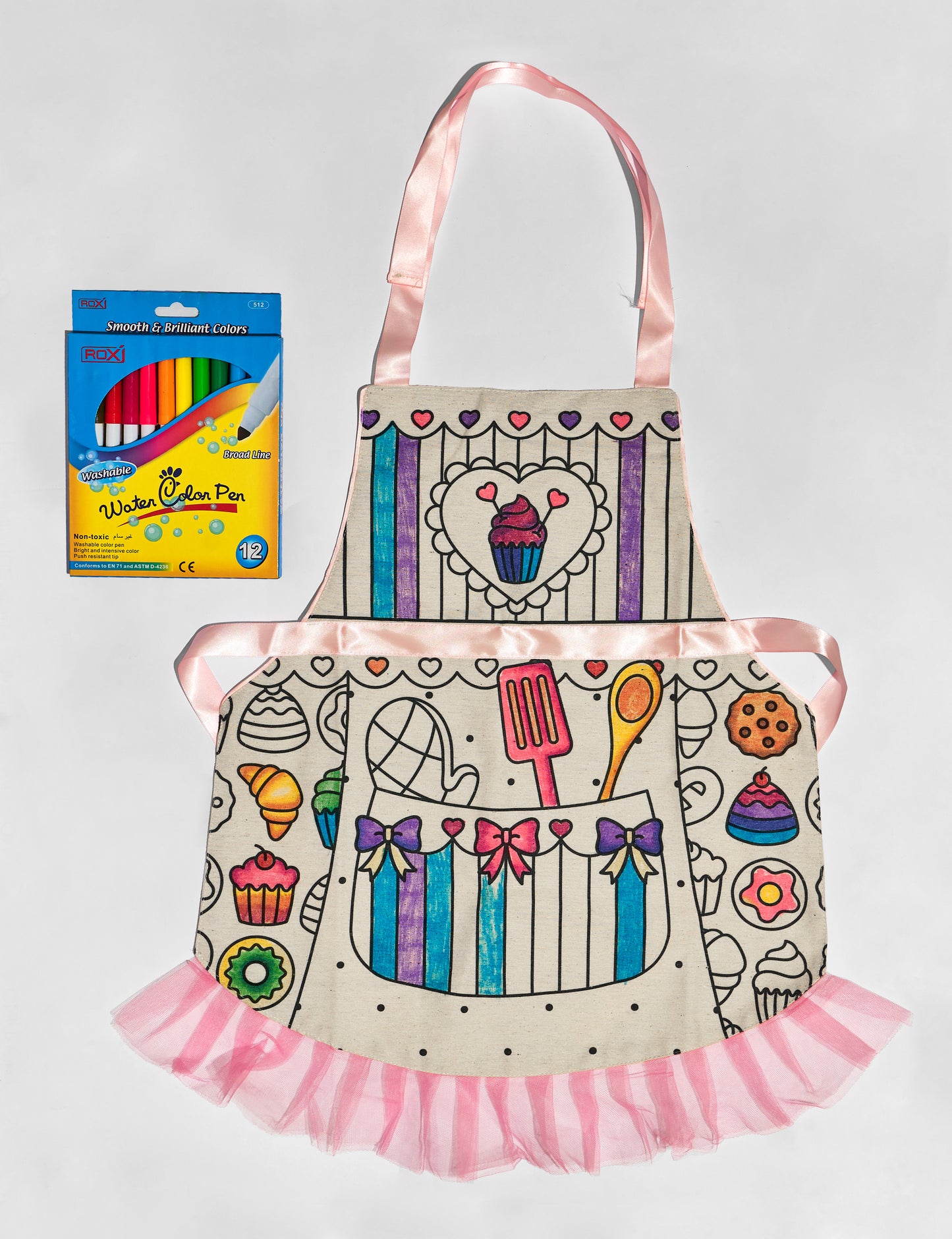 Baker Colouring Apron