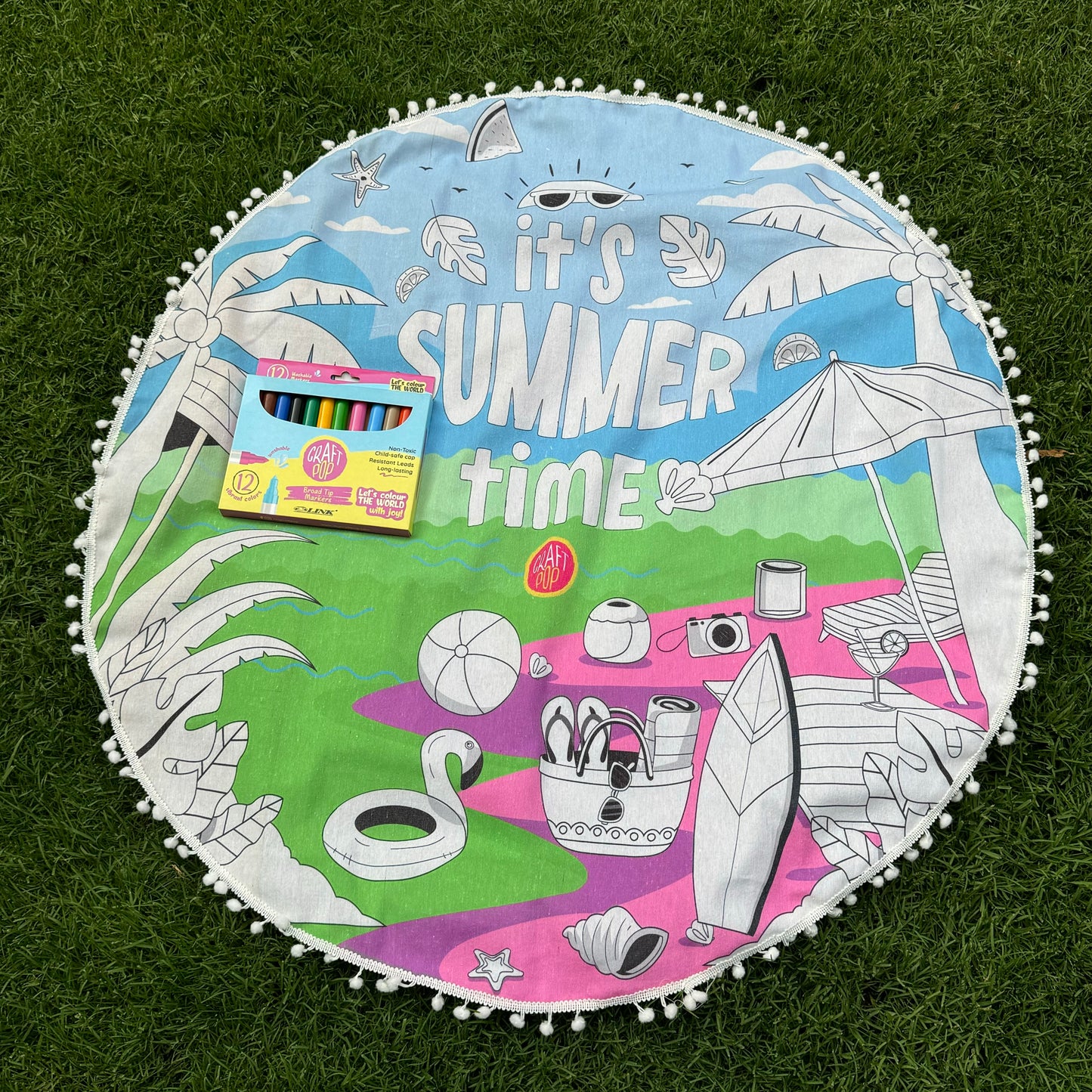 Summer Time beach mat