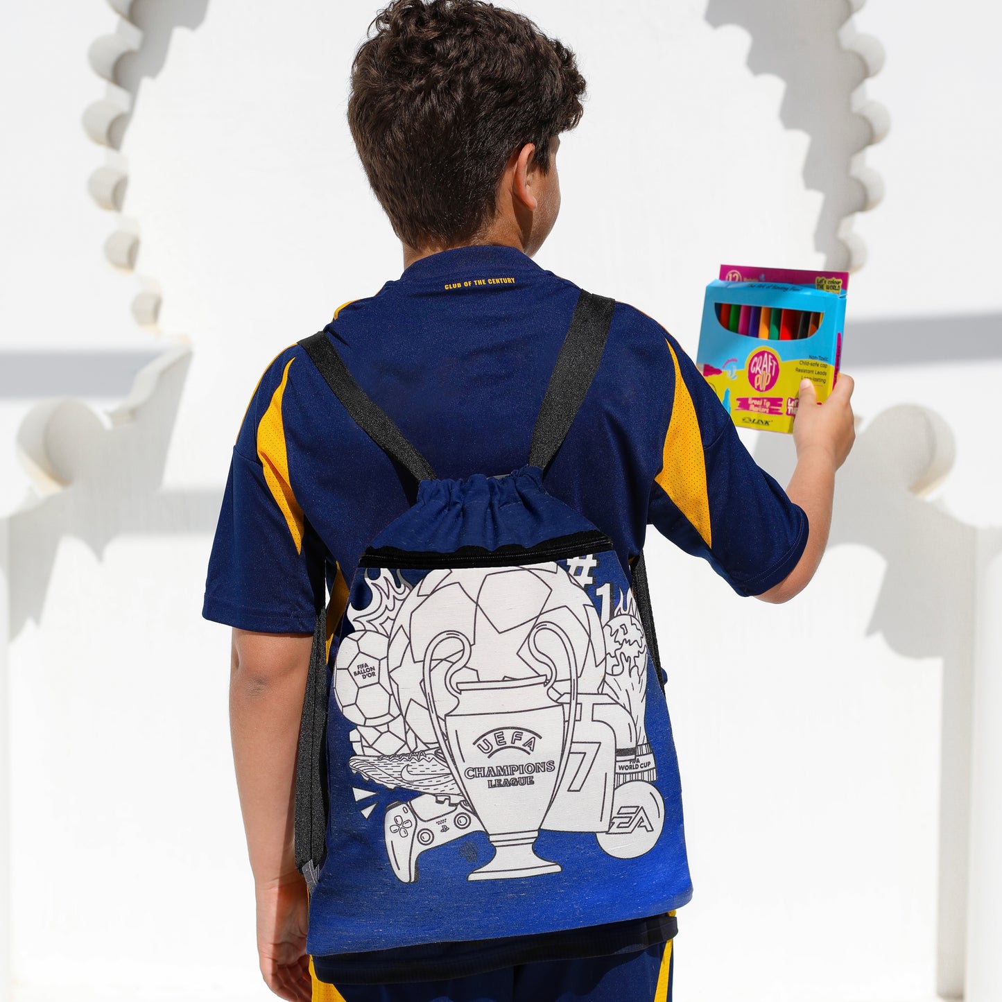 Football Champions drawstring bag