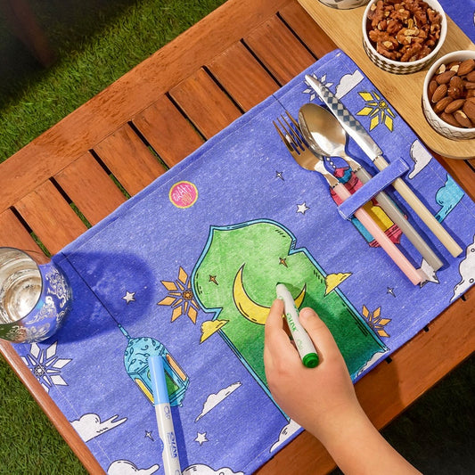 Hilal Colouring Placemat (Set of 2)