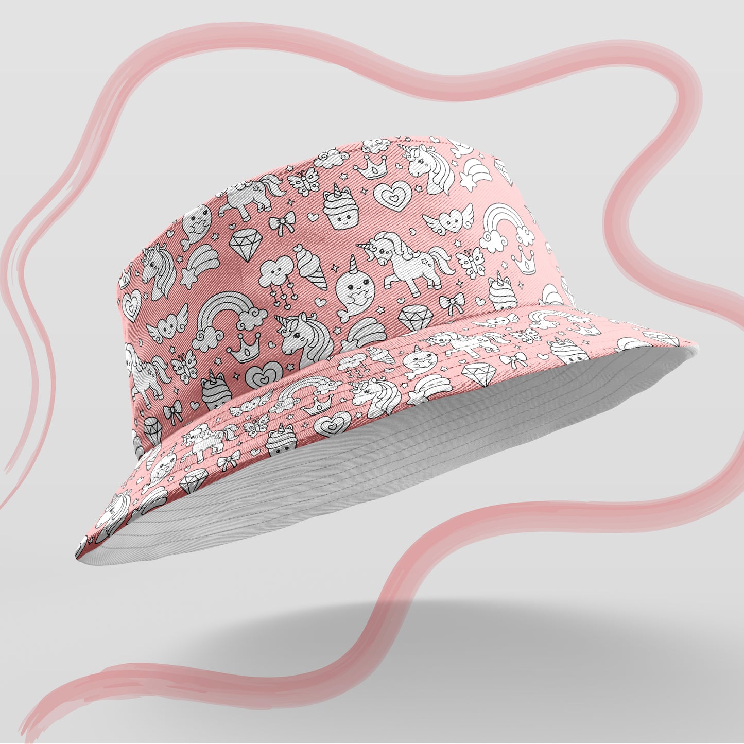 Fairytale colouring bucket hat