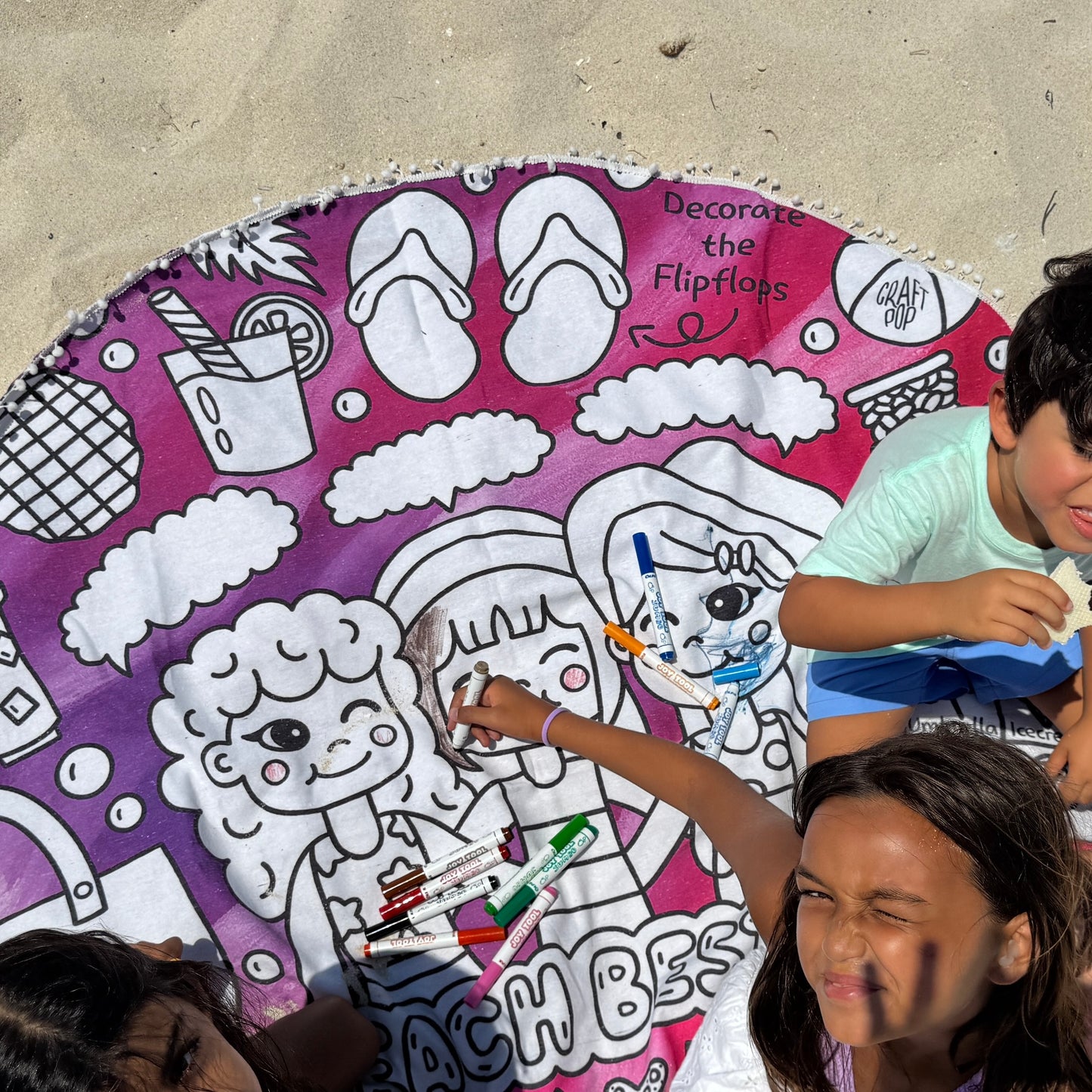 Besties interactive beach mat