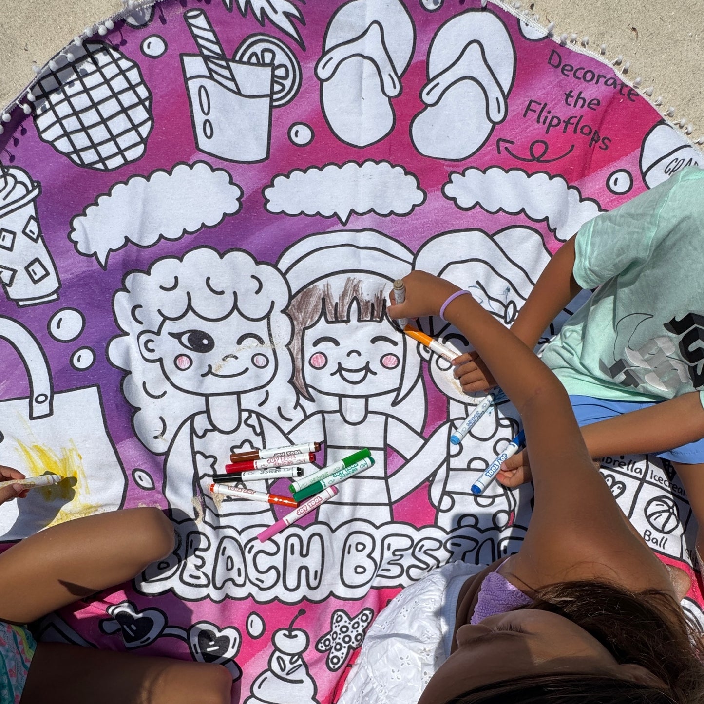 Besties interactive beach mat