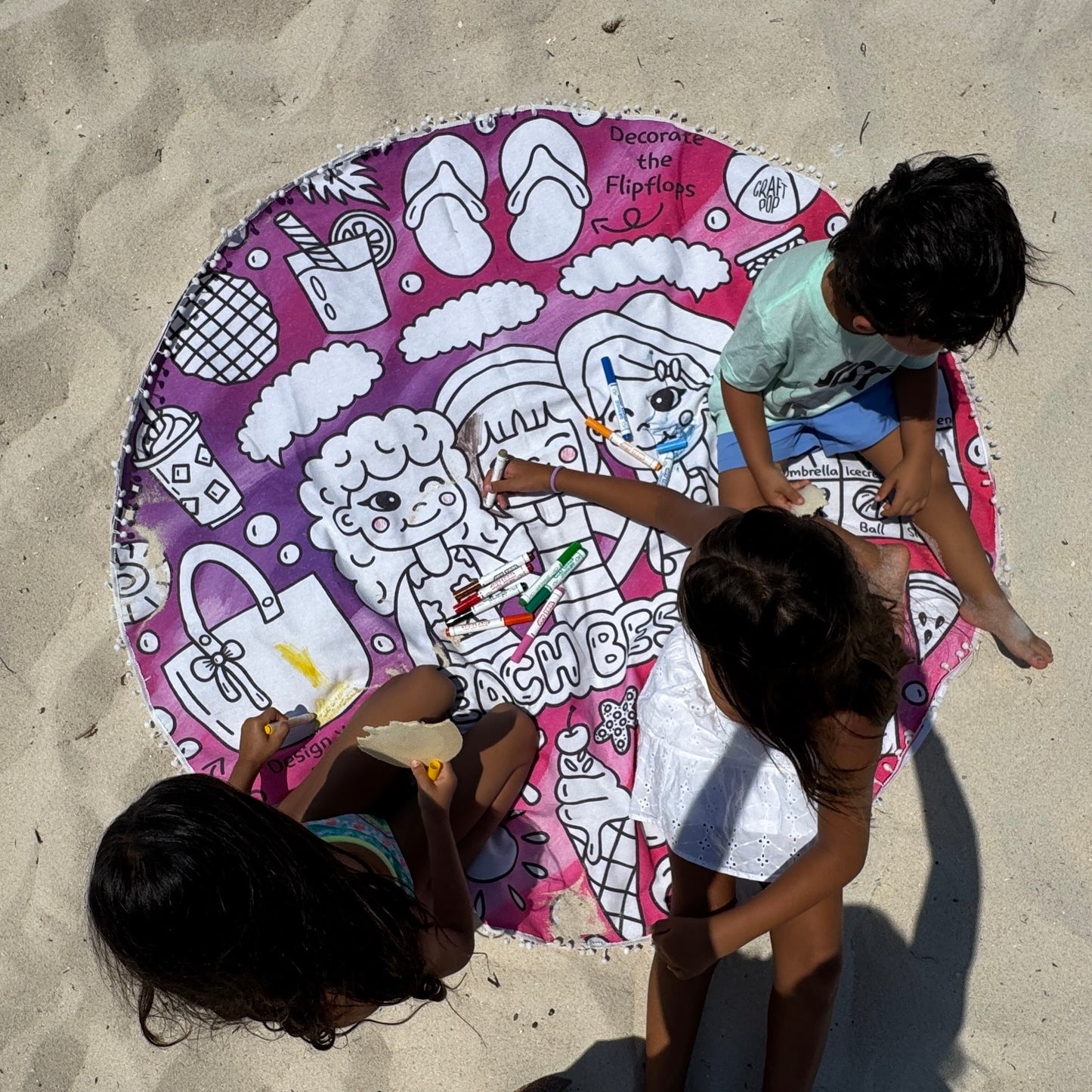 Besties interactive beach mat