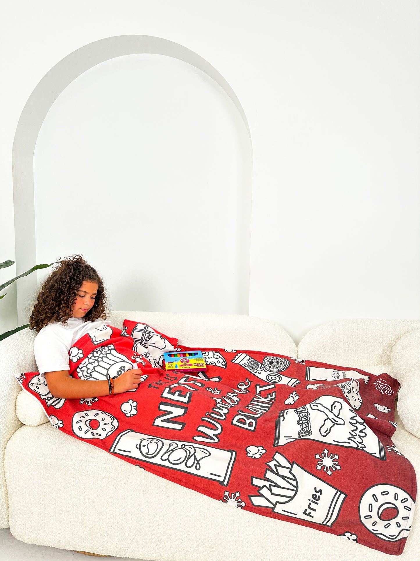 Netflix Colouring Blanket