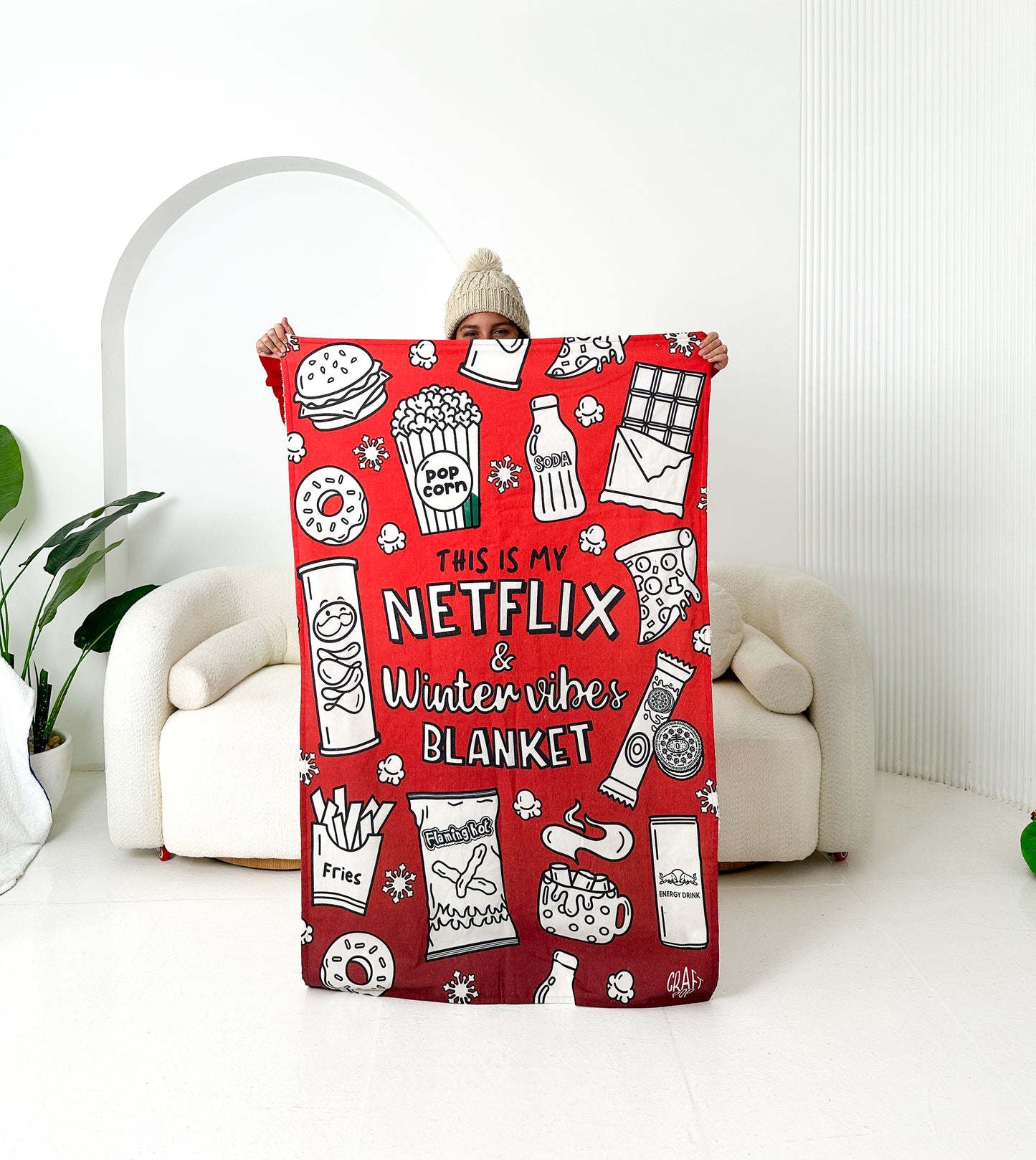 Netflix Colouring Blanket