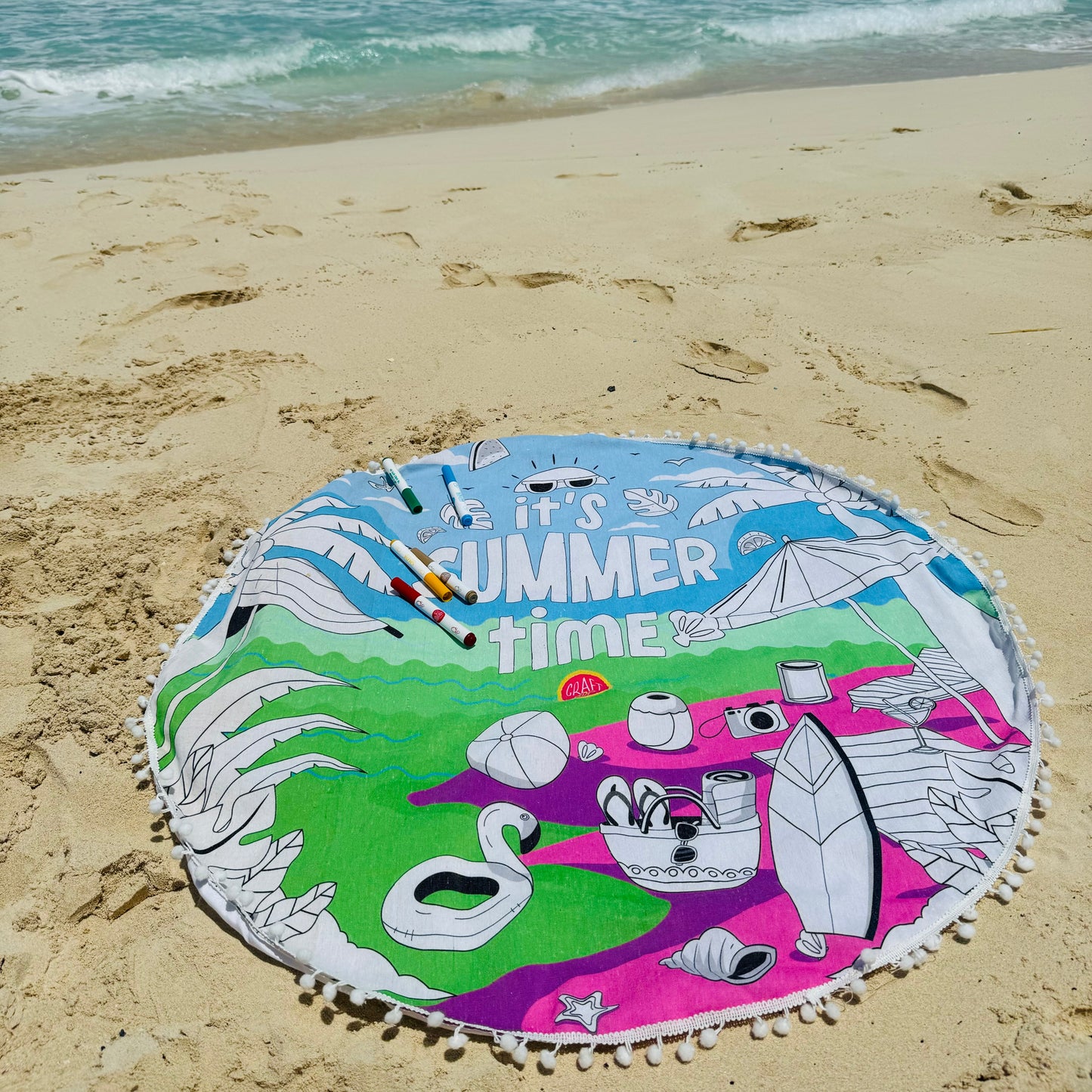 Summer Time beach mat