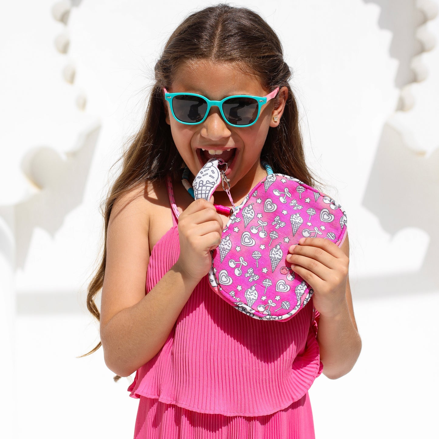 Ice cream crossbody pouch