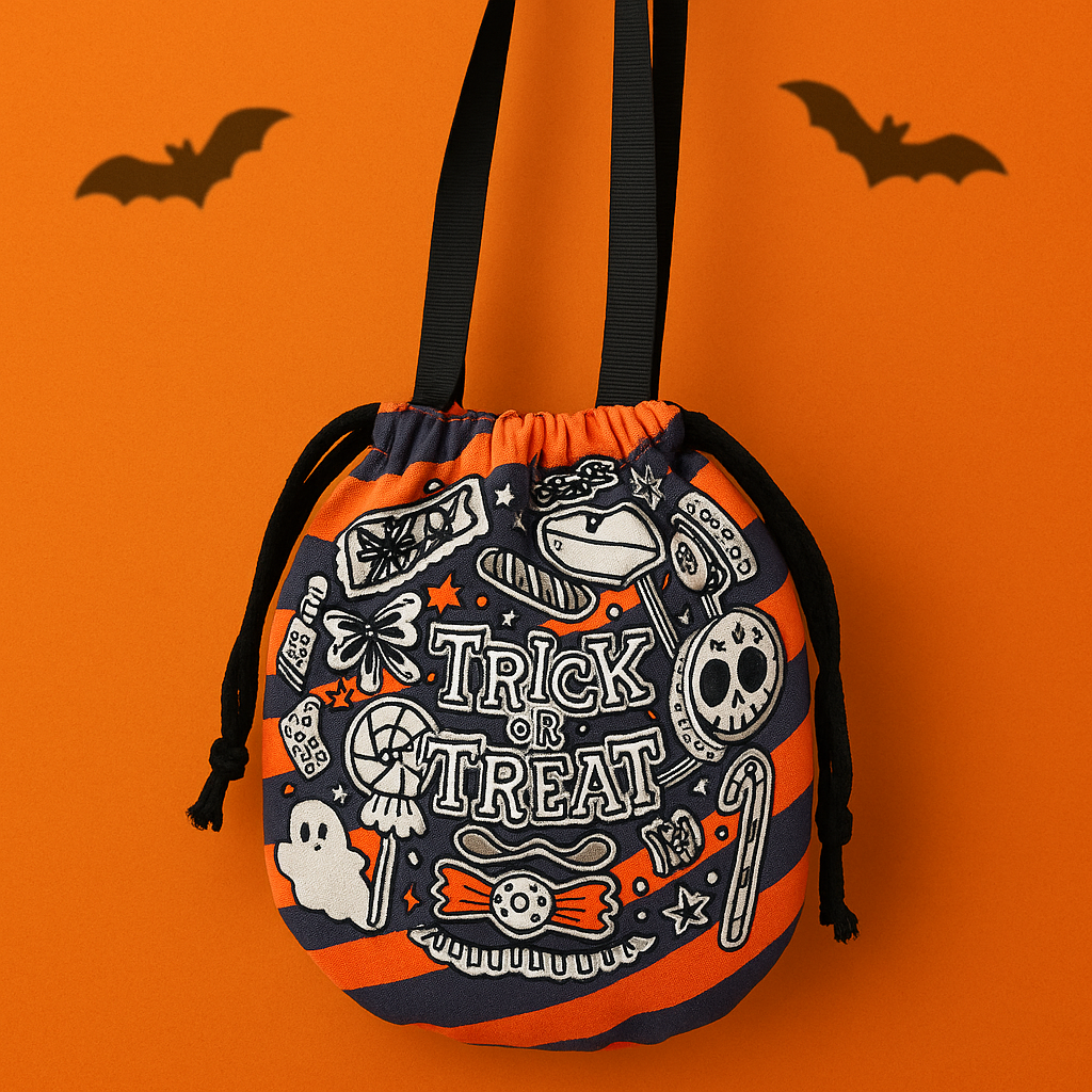 Trick or Treat colouring pouch