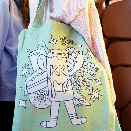 Craft Pop X KK colouring tote bag