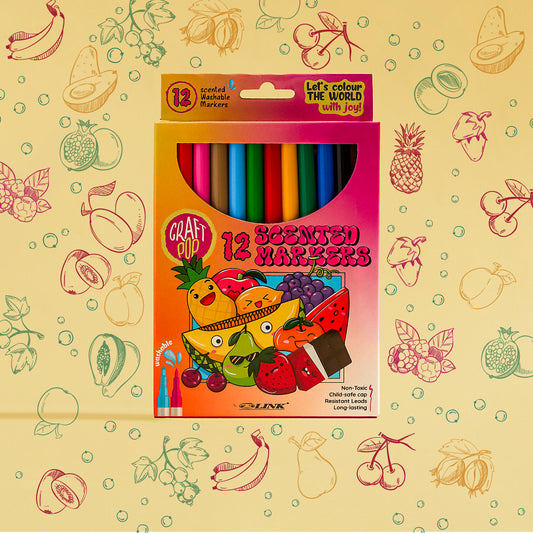 Fruity Scented colouring Markers