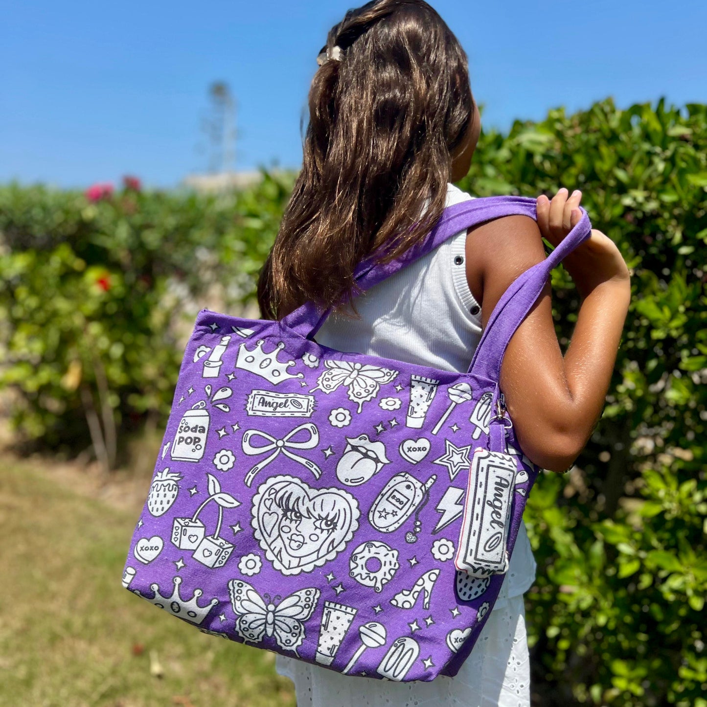 Angel Colouring Bag