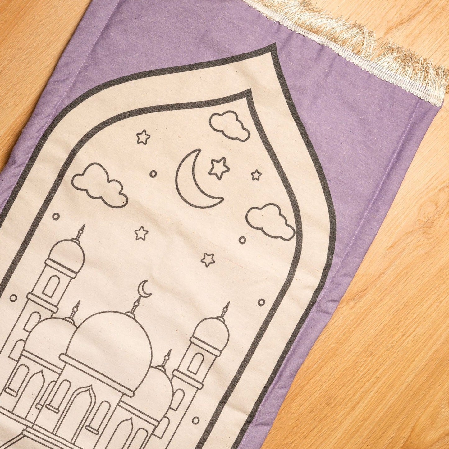 Purple Colouring prayer mat