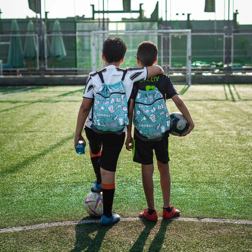 Football Colouring Drawstring bag