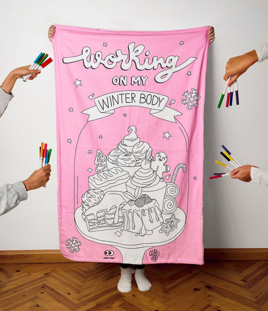 Winter body colouring blanket XHBT collab