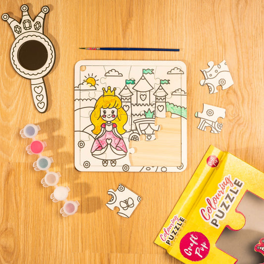 Princess Colouring Puzzle